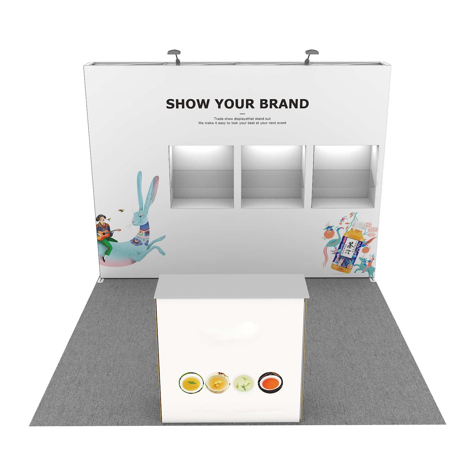 trade show product display stands 3-no logo